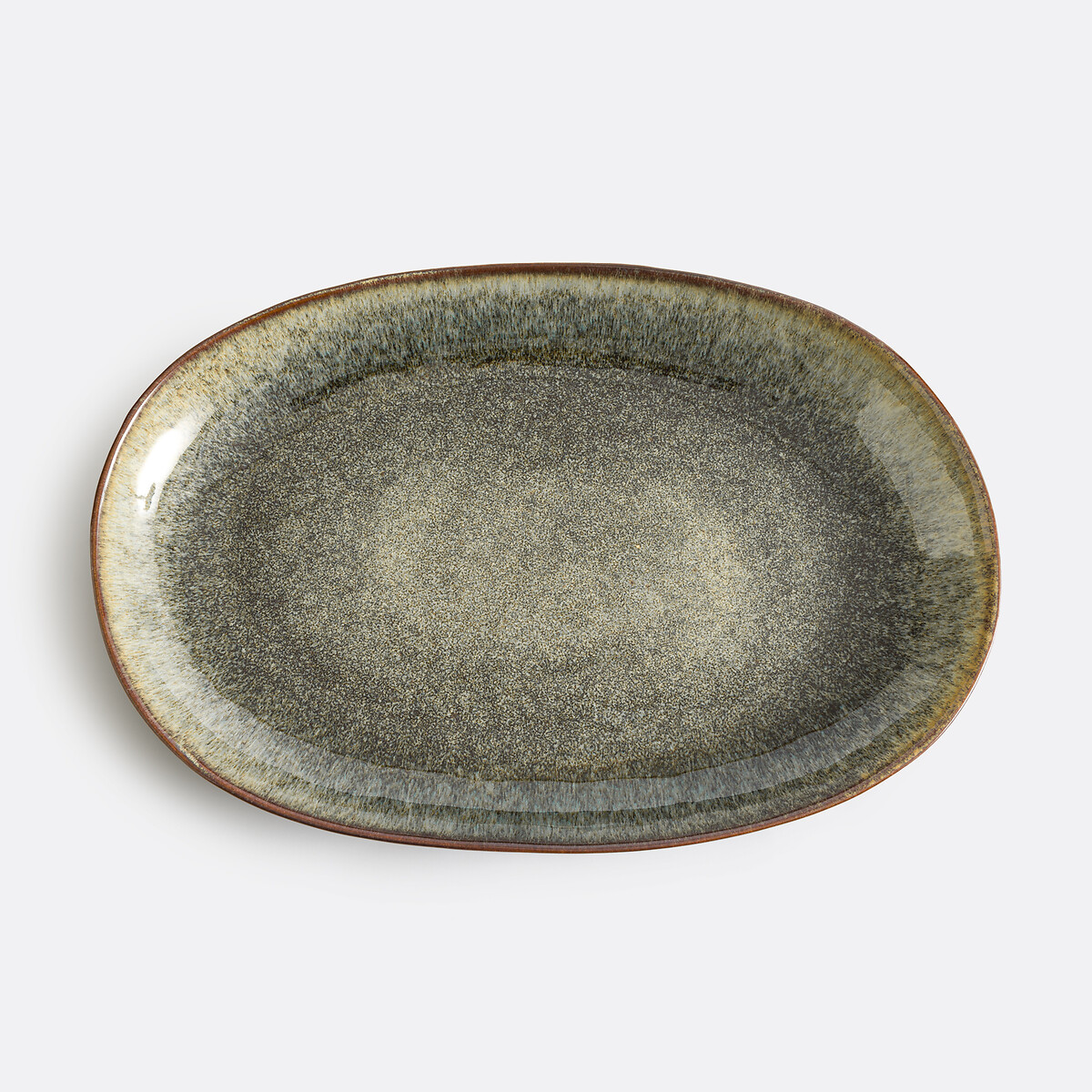 La Redoute Interieurs Πιάτο από πηλό με εφυάλωση 43x28 εκ. Μ28xΠ43cm