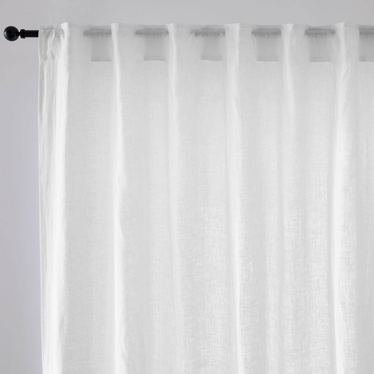 Κουρτίνα από πλυμένο λινό – Μεγάλου πλάτους