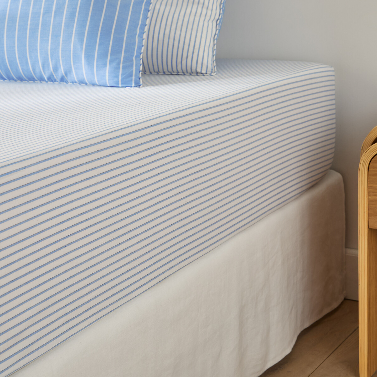 Σεντόνι με λάστιχο από βαμβάκι ύψους 30 εκ 90x190 cm