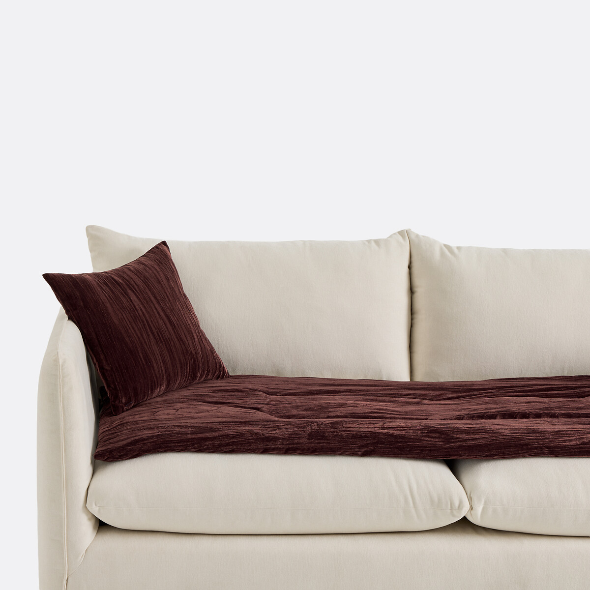 La Redoute Interieurs Βελούδινο στρώμα καθίσματος 60x180 εκ 60x180 cm