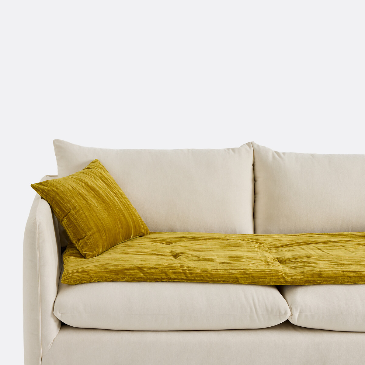 La Redoute Interieurs Βελούδινο στρώμα καθίσματος 60x180 εκ 60x180 cm