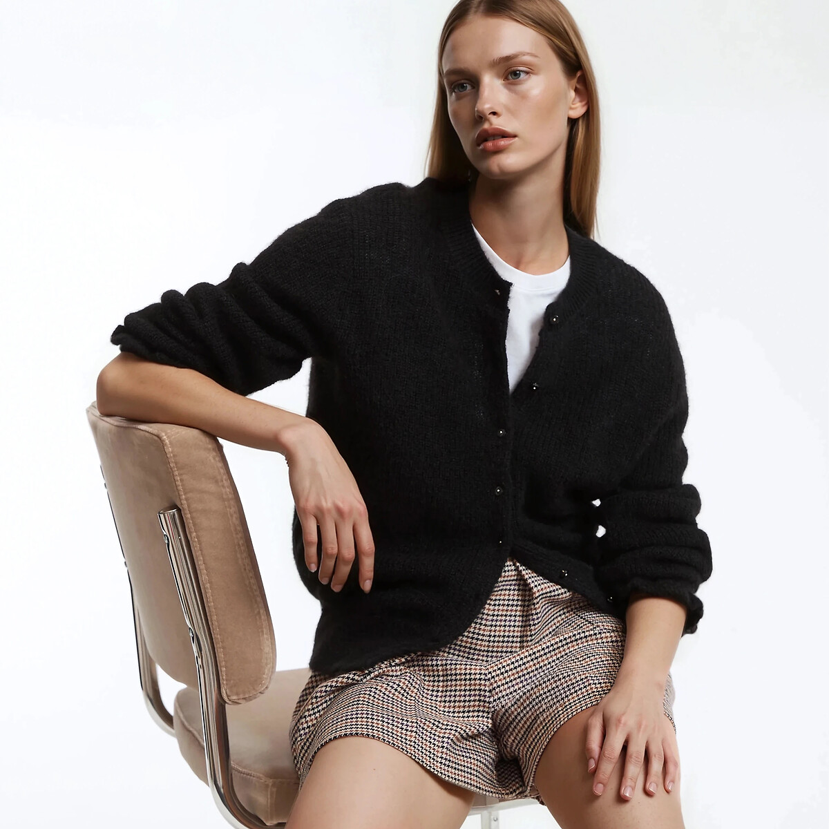 La Redoute Collections Ζακέτα με κουμπιά