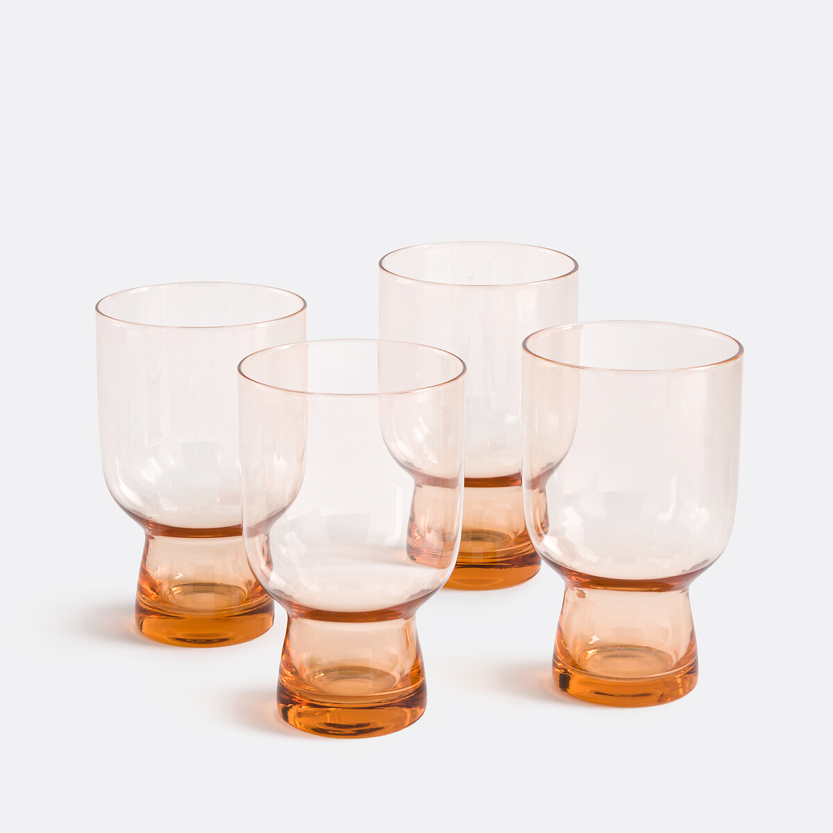 Σετ 4 χρωματιστά ποτήρια κρασιού Μ5xΥ12cm