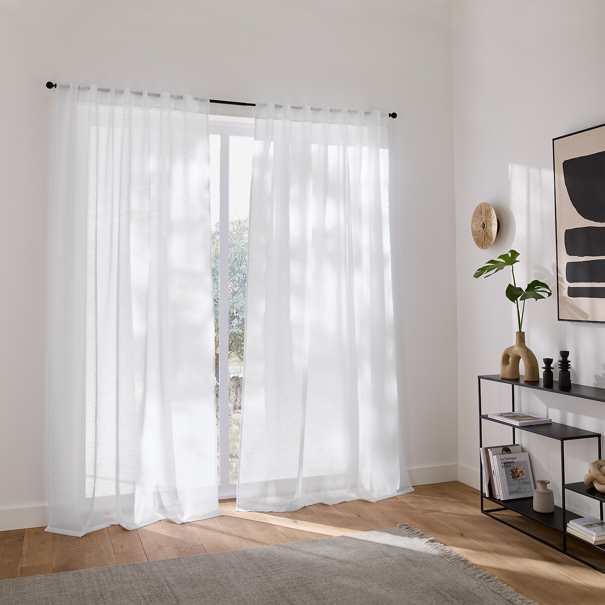 Σετ 2 κουρτινών με κρυφές θηλιές 250x140 cm