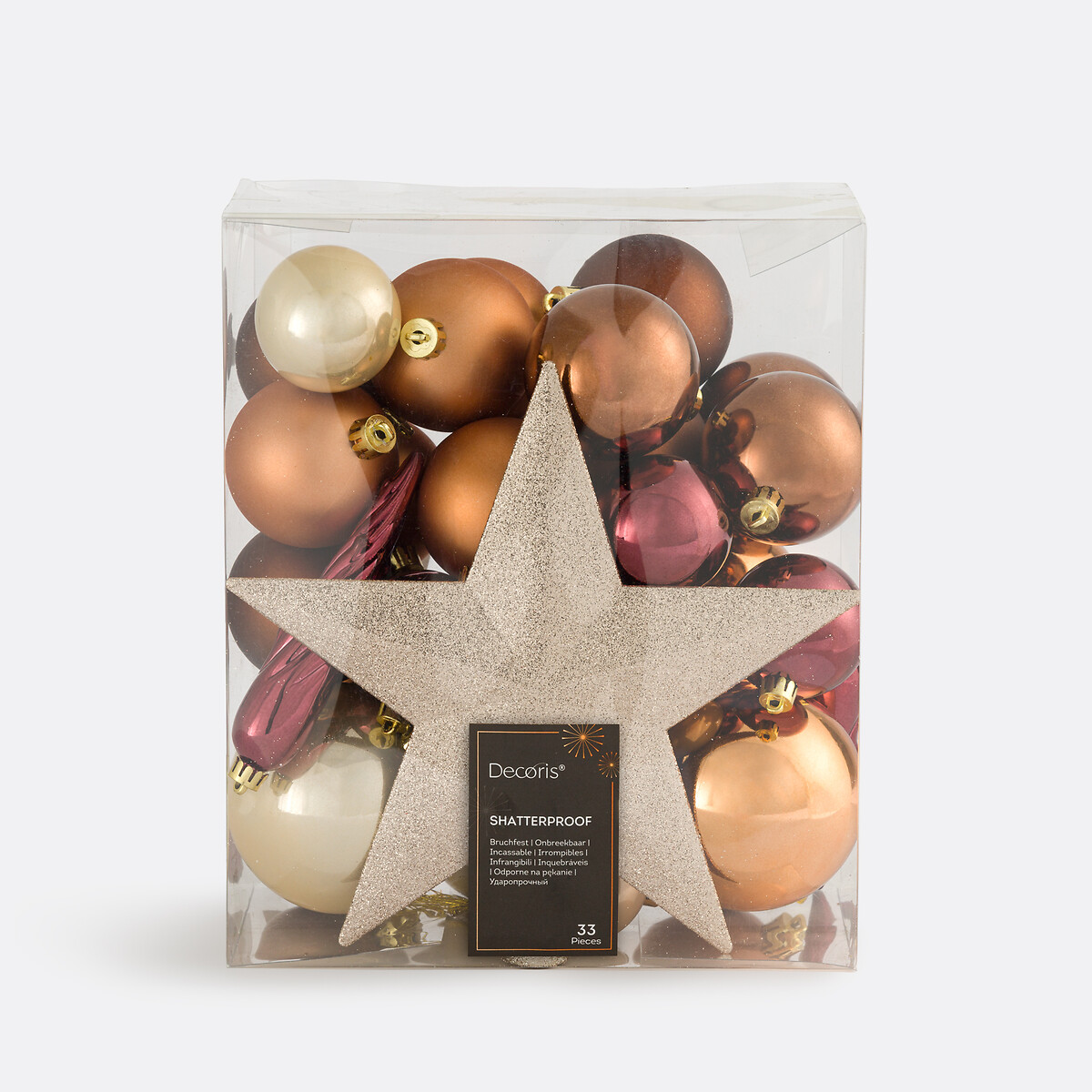 La Redoute Interieurs Σετ με 33 χριστουγεννιάτικες μπάλες