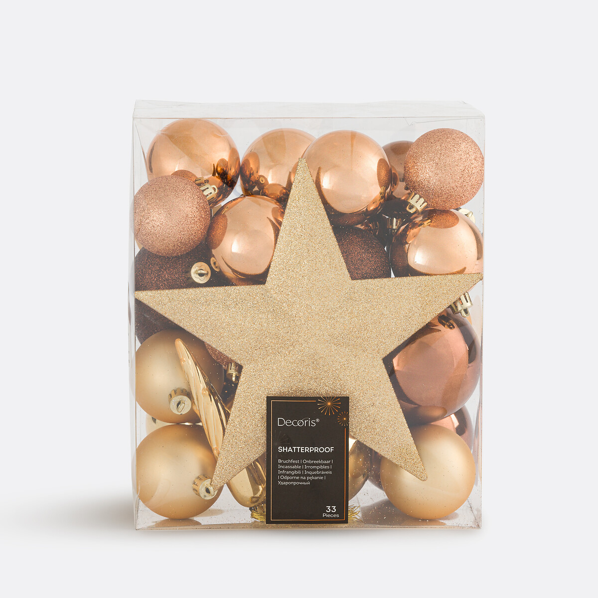 Σετ 33 χριστουγεννιάτικες μπάλες