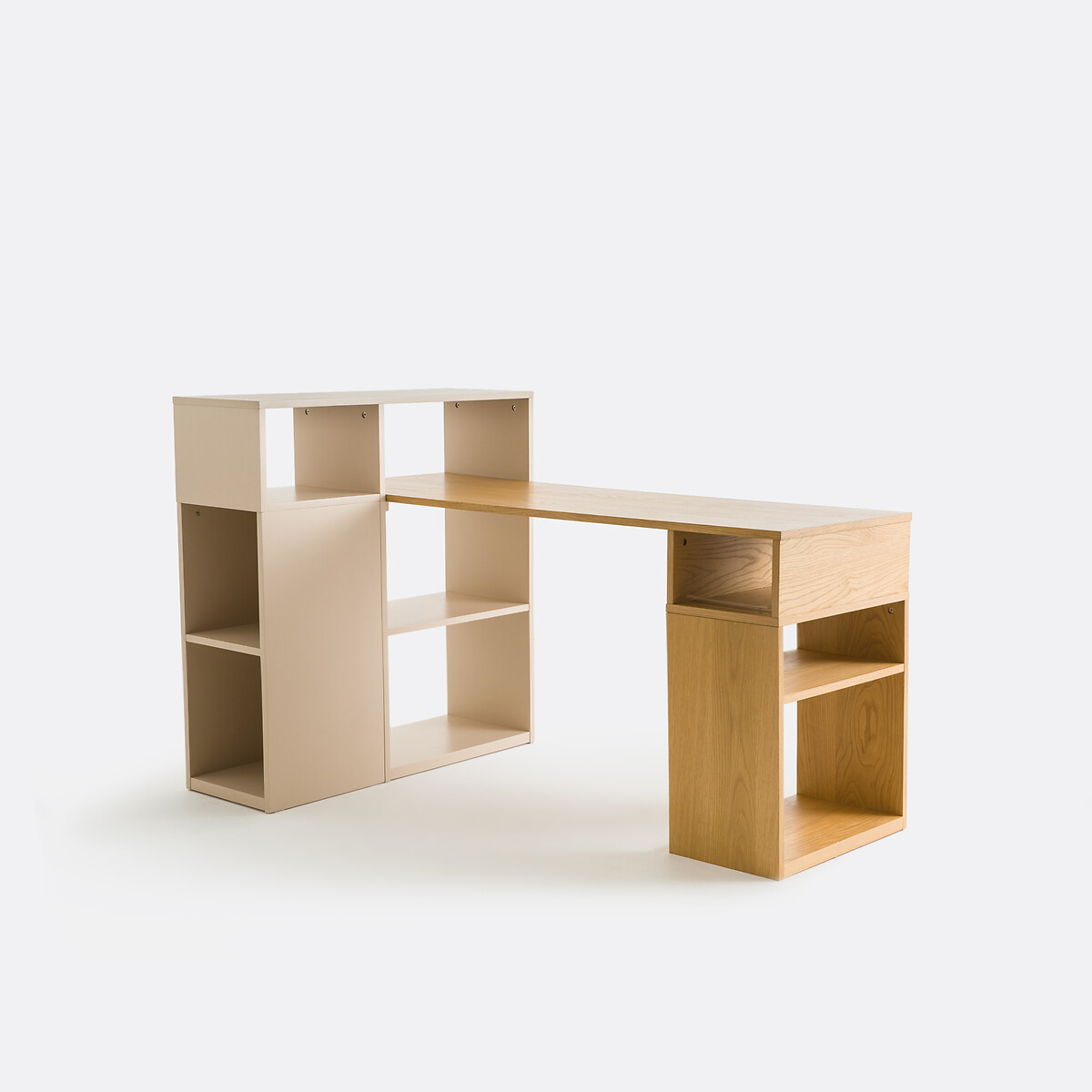 Γραφείο γωνιακό αναστρέψιμο με αποθηκευτικούς χώρους Μ94xΠ154cm