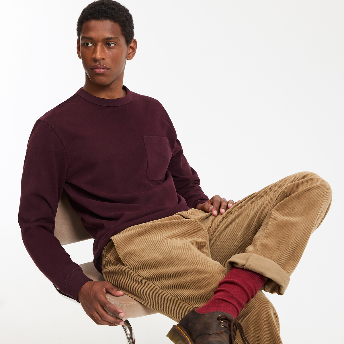 La Redoute Collections Oversize μπλούζα από χοντρό βαμβάκι