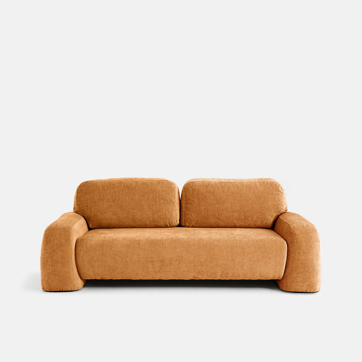 Τριθέσιος καναπές από χοντρό βελούδο Μ102xΠ222xΥ85cm