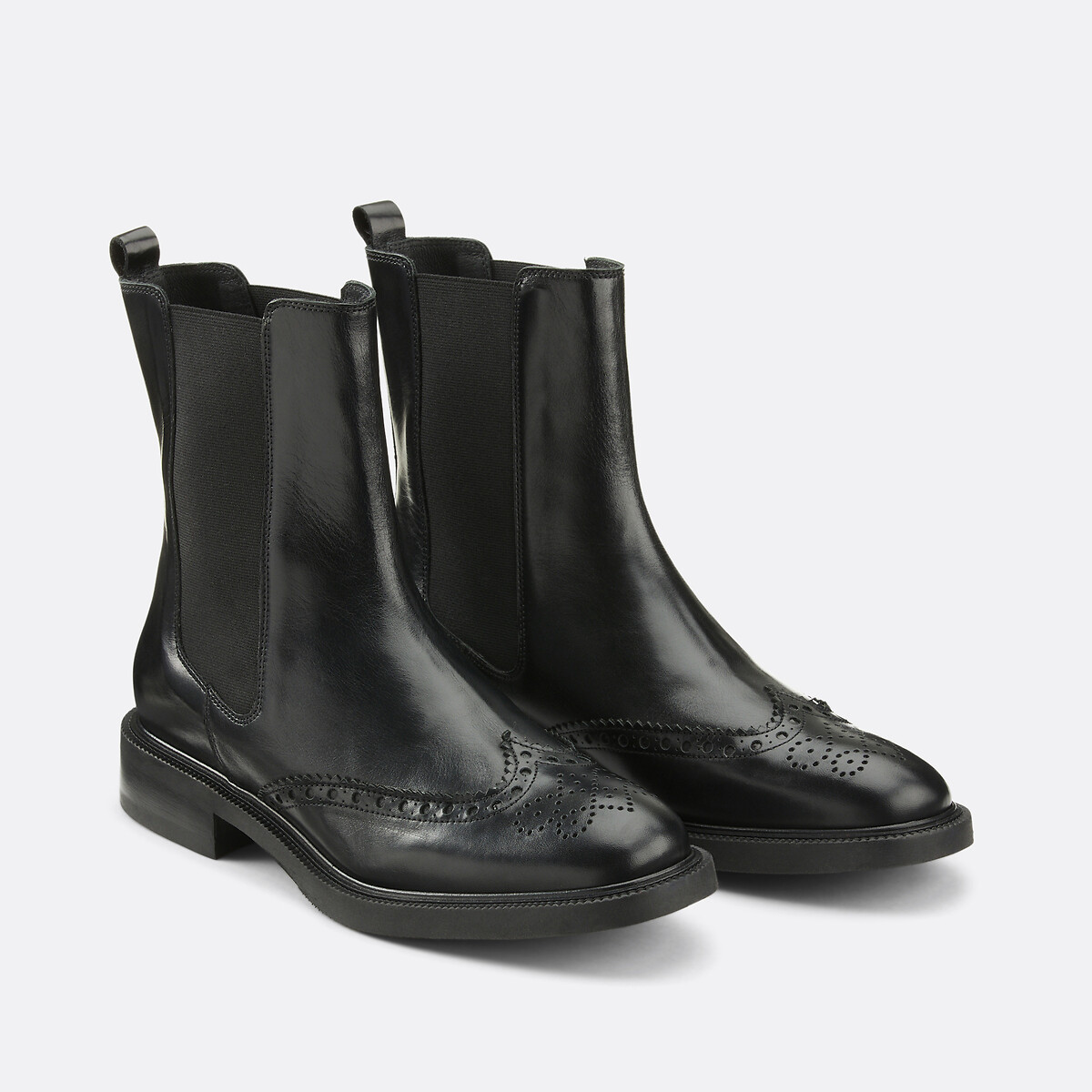 La Redoute Collections Chelsea μποτάκια από διάτρητο δέρμα