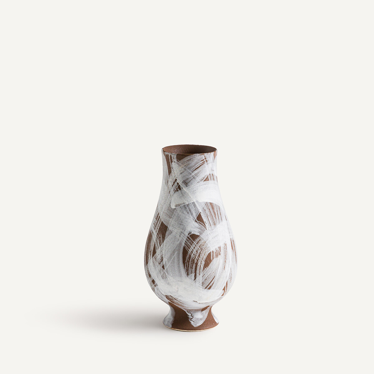 Κεραμικό ματ βάζο Μ15xΠ10xΥ22cm