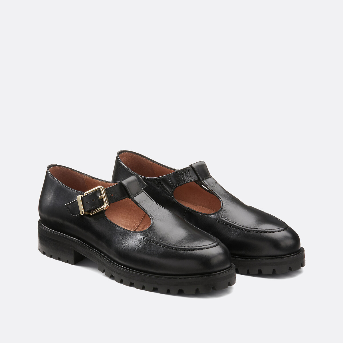 La Redoute Collections Δερμάτινα μοκασίνια