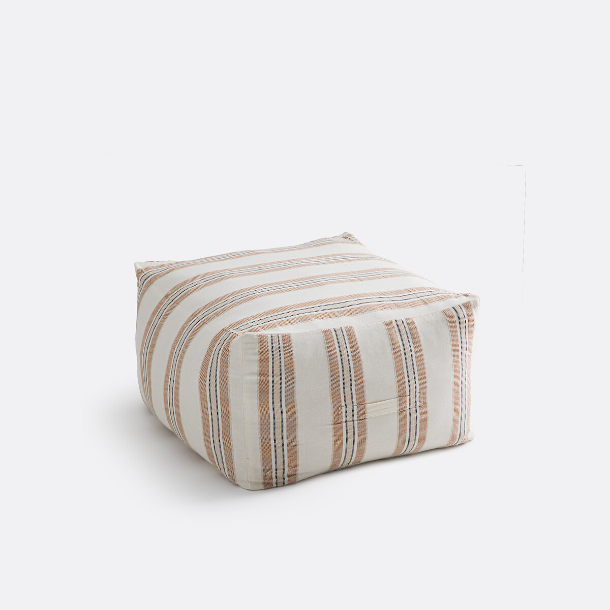 Πουφ από βαμβάκι με ρίγες