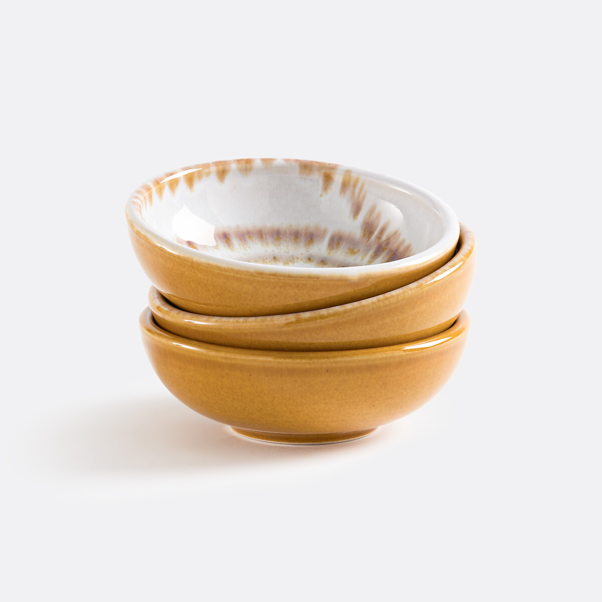 La Redoute Interieurs Σετ 3 κεραμικών μπολ με σμάλτο Μ13xΠ13cm