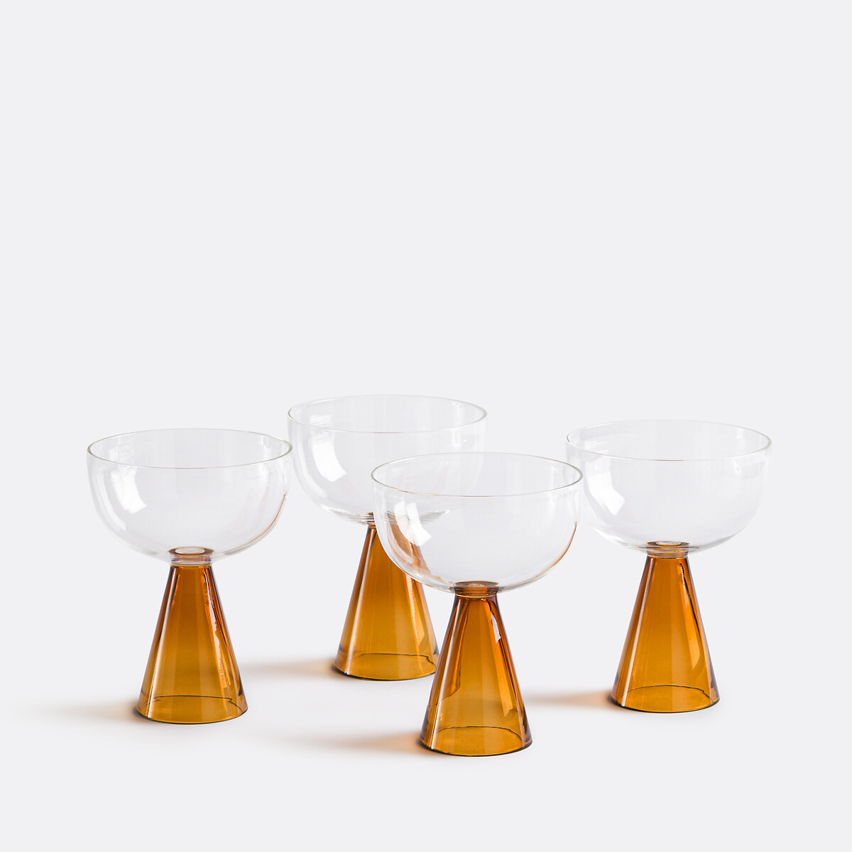 Σετ 4 ποτήρια από βοροπυριτικό γυαλί Μ10xΠ10xΥ13cm