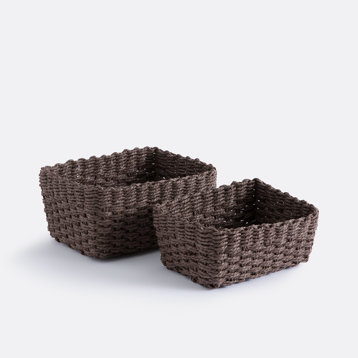 Σετ 2 καλαθιών από χαρτόσχοινο, Alano