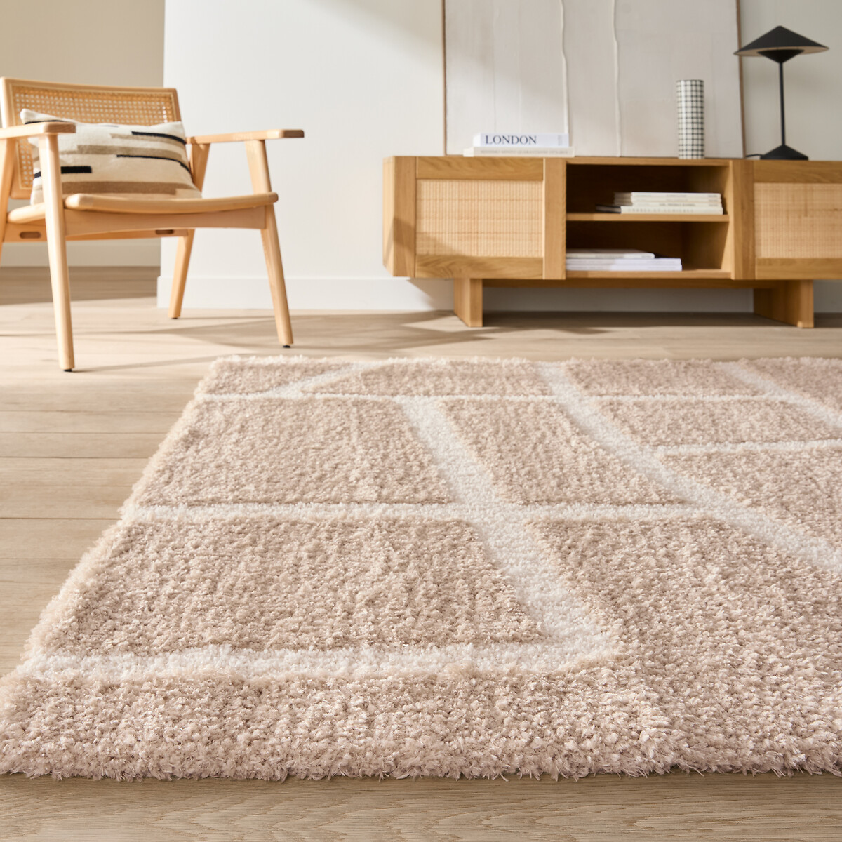 Χαλί με γεωμετρικά μοτίβα 120x170 cm Μ120xΠ170cm