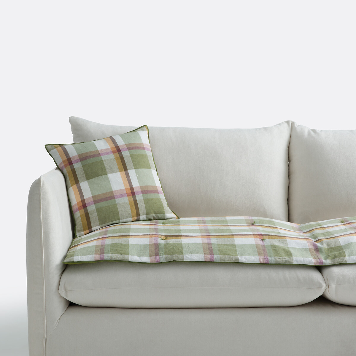 Στρώμα καθίσματος από λινό βαμβάκι 60x180 cm