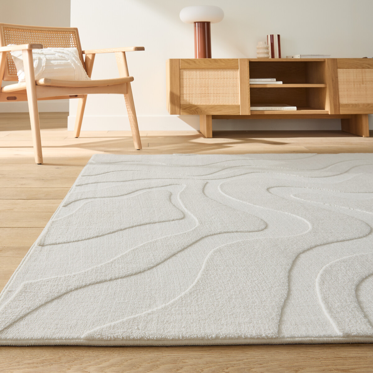 Ορθογώνιο χαλί με κυματιστά μοτίβα 120x170 cm Μ120xΠ170cm