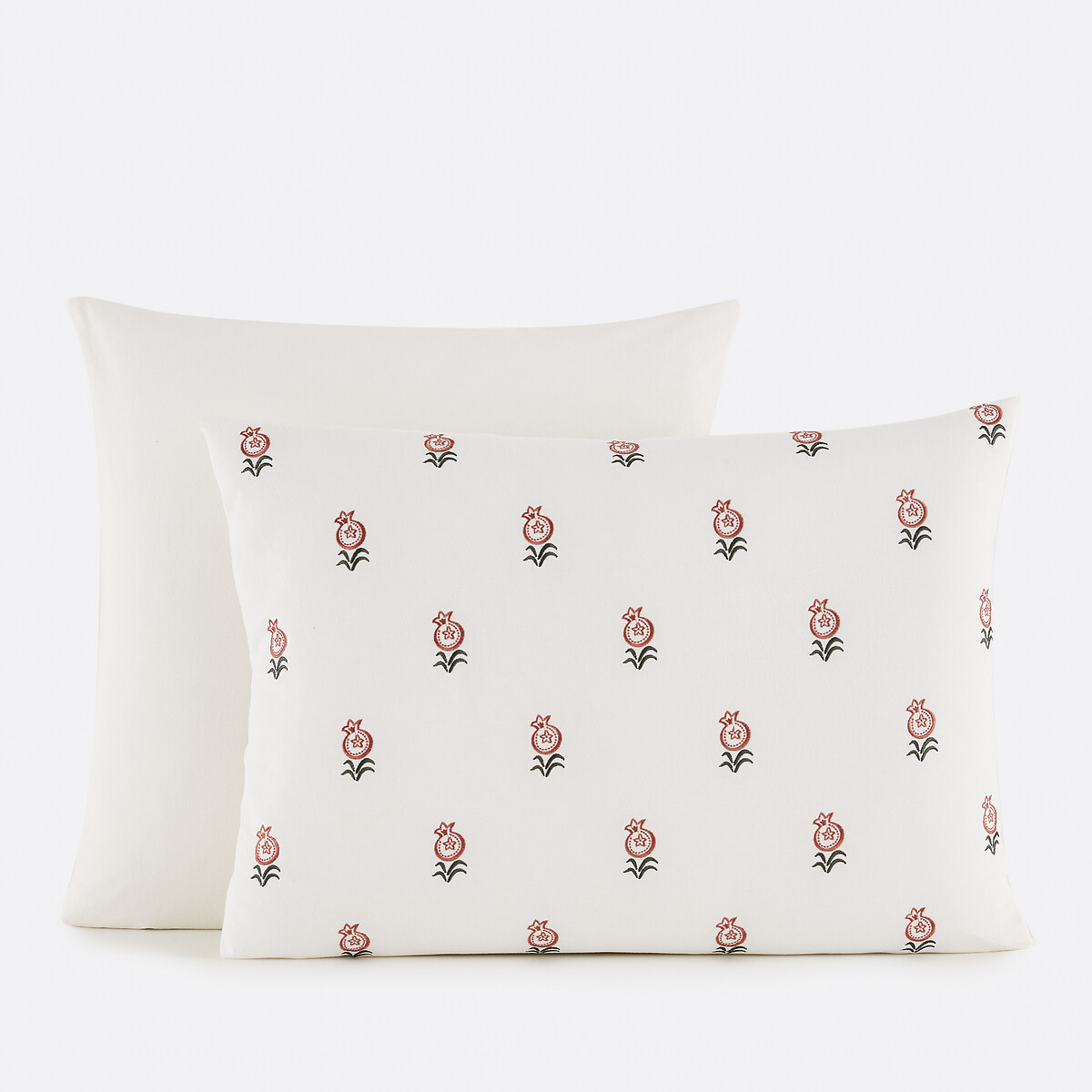 Μαξιλαροθήκη από κεντημένο βαμβάκι vintage 50x70 cm