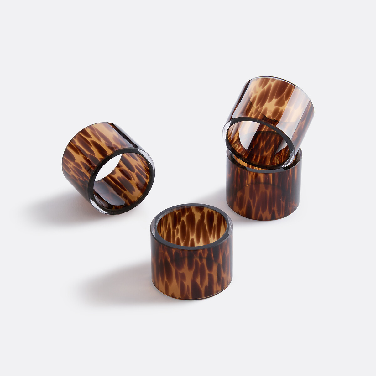 La Redoute Interieurs Σετ 4 γυάλινες δαχτυλίδια πετσέτας