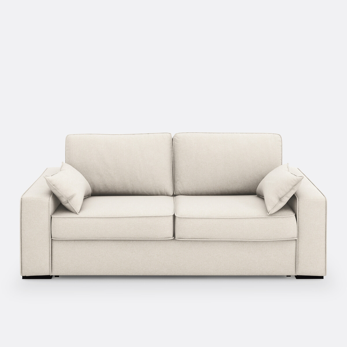 Καναπές-κρεβάτι με ταπετσαρία από πολυέστερ και στρώμα αφρού HR Μ98xΠ182xΥ85cm