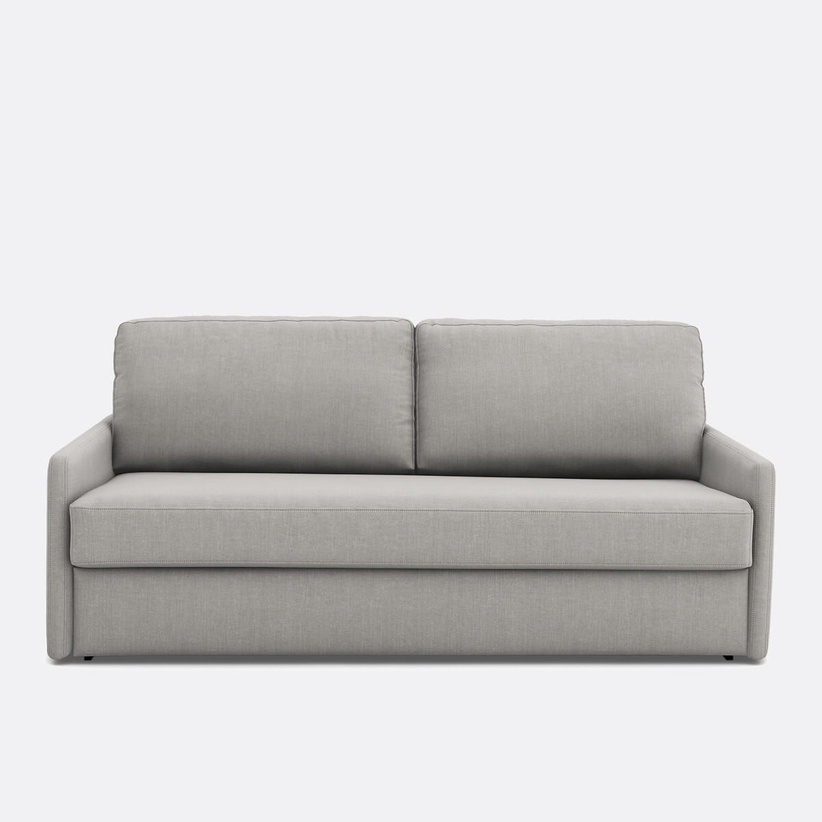 Καναπές-κρεβάτι από βαμβάκι λινό με στρώμα τεχνολογίας Bultex Μ98xΠ156xΥ90cm