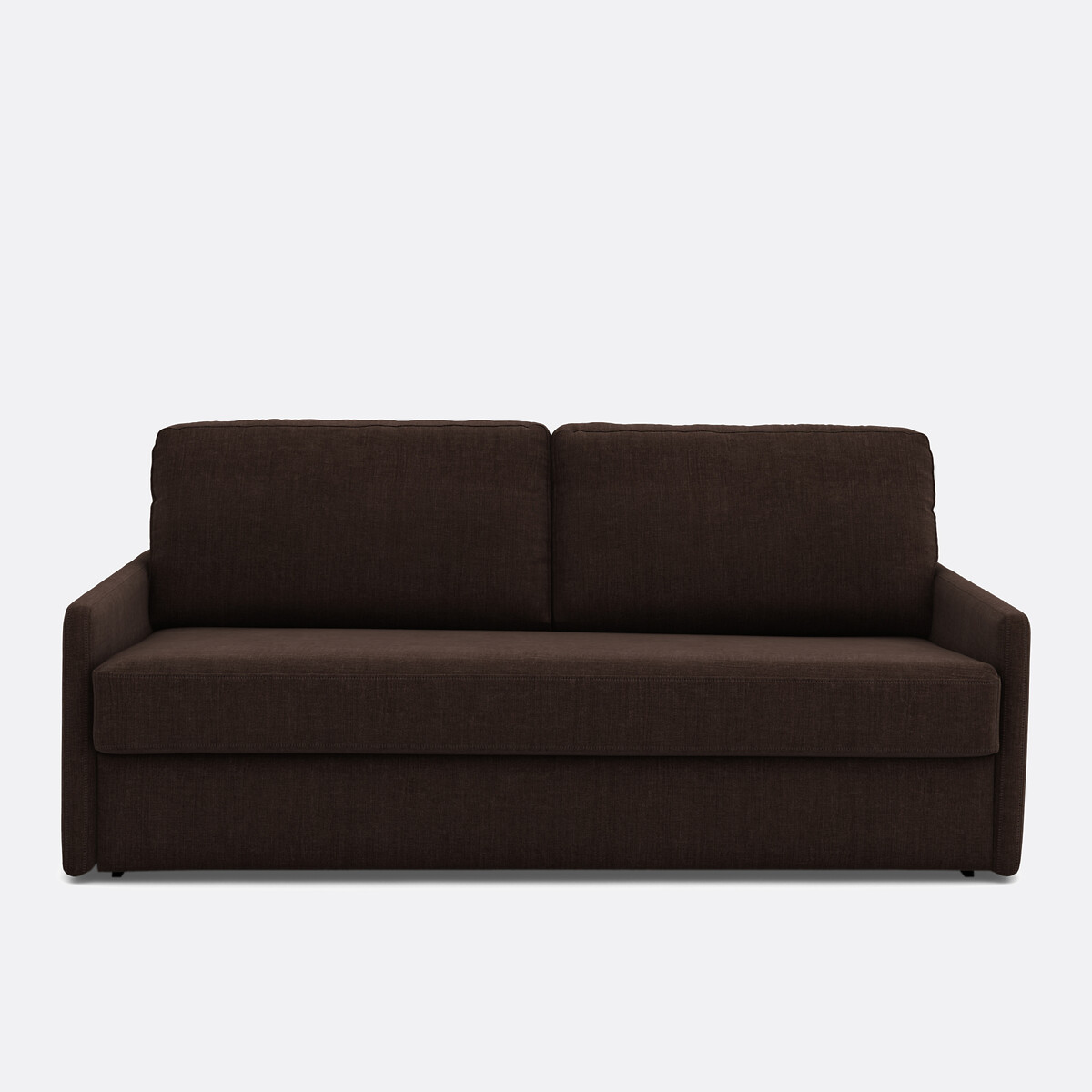 Καναπές-κρεβάτι από βαμβάκι λινό με στρώμα τεχνολογίας Bultex Μ98xΠ156xΥ90cm