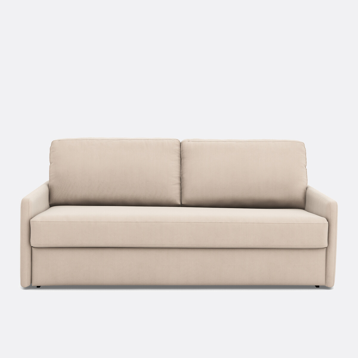 Καναπές-κρεβάτι από ριγέ βελούδο Μ98xΠ156xΥ90cm