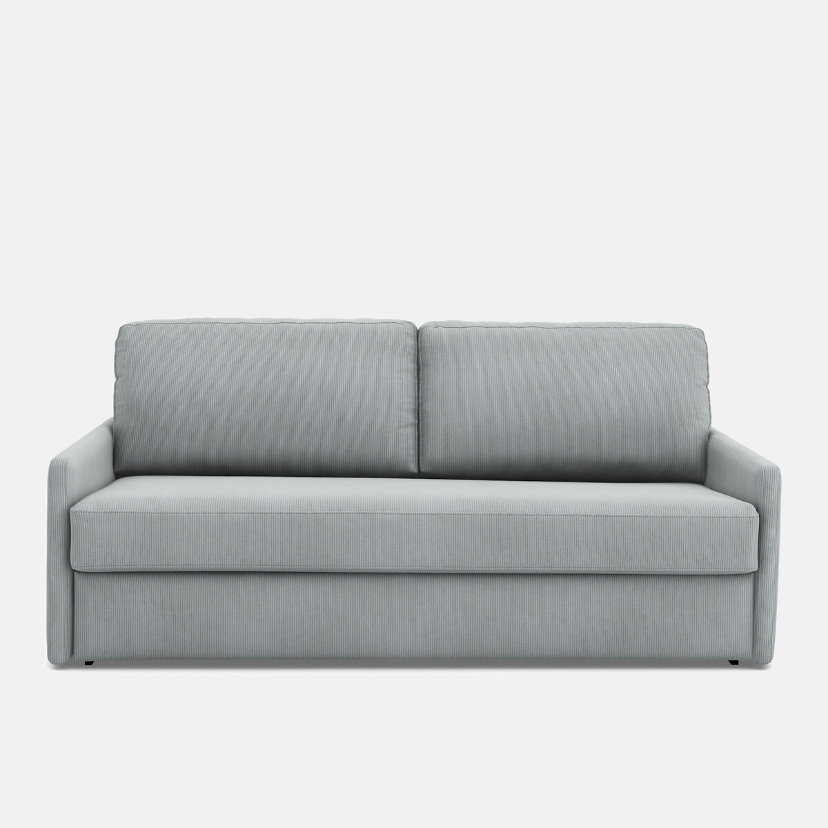 Καναπέ-κρεβάτι από βελούδο με λεπτές ραφές Μ98xΠ156xΥ90cm