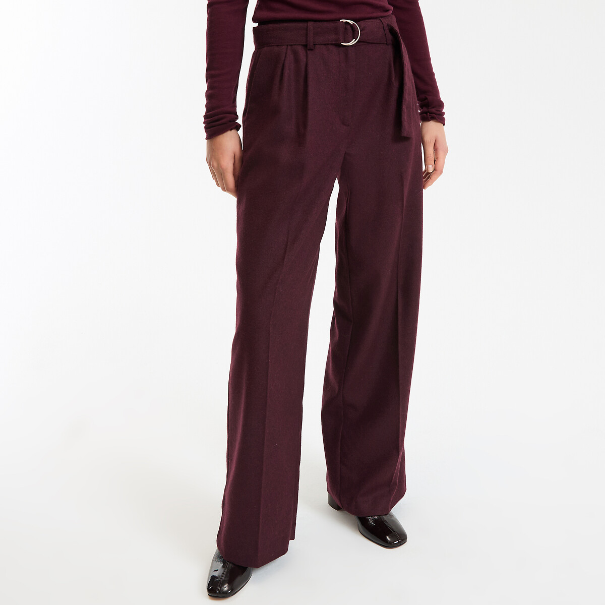 La Redoute Collections Ψηλόμεσο παντελόνι με φαρδιά γραμμή