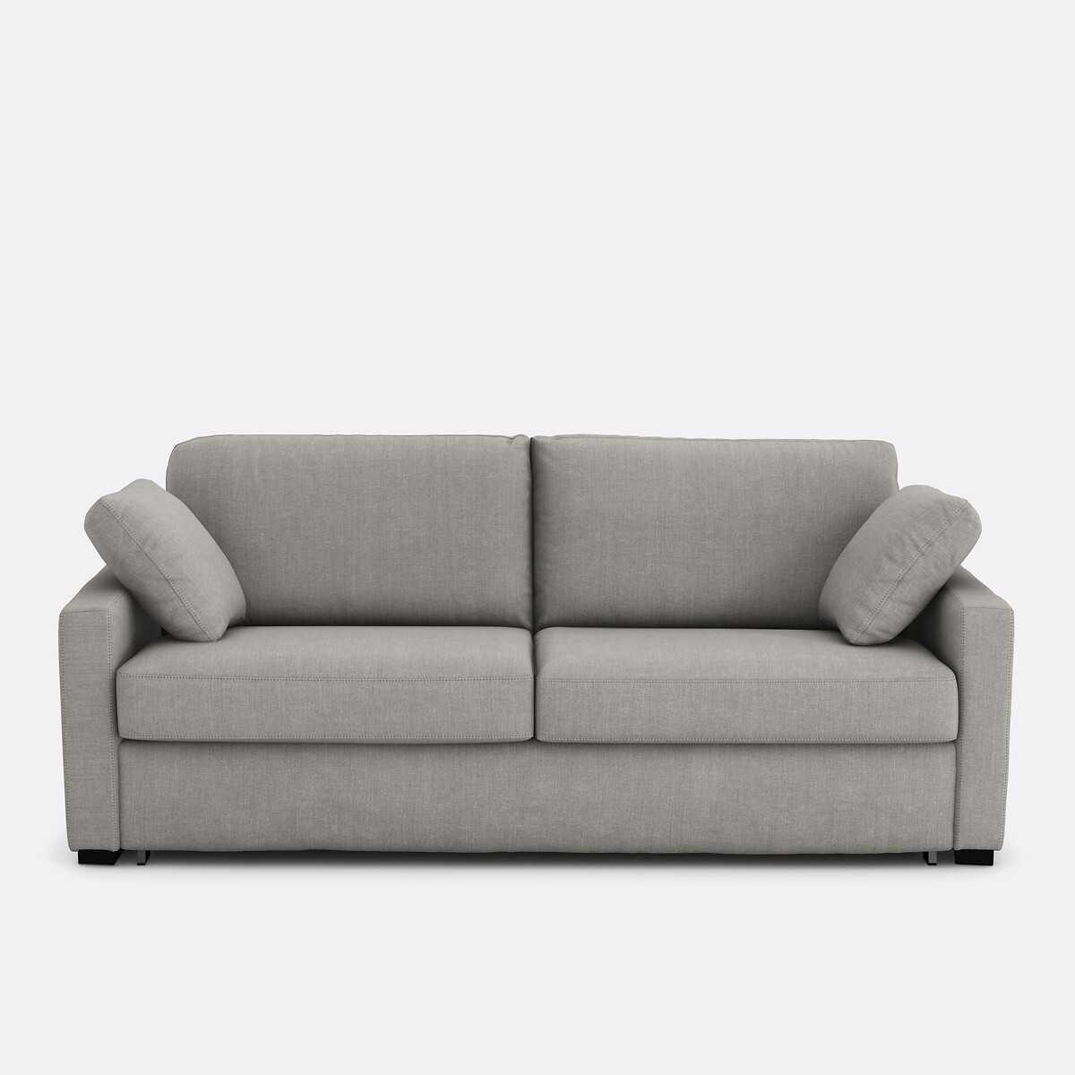 Καναπές-κρεβάτι από βαμβάκι λινό με στρώμα αφρού HR Μ98xΠ165xΥ85cm