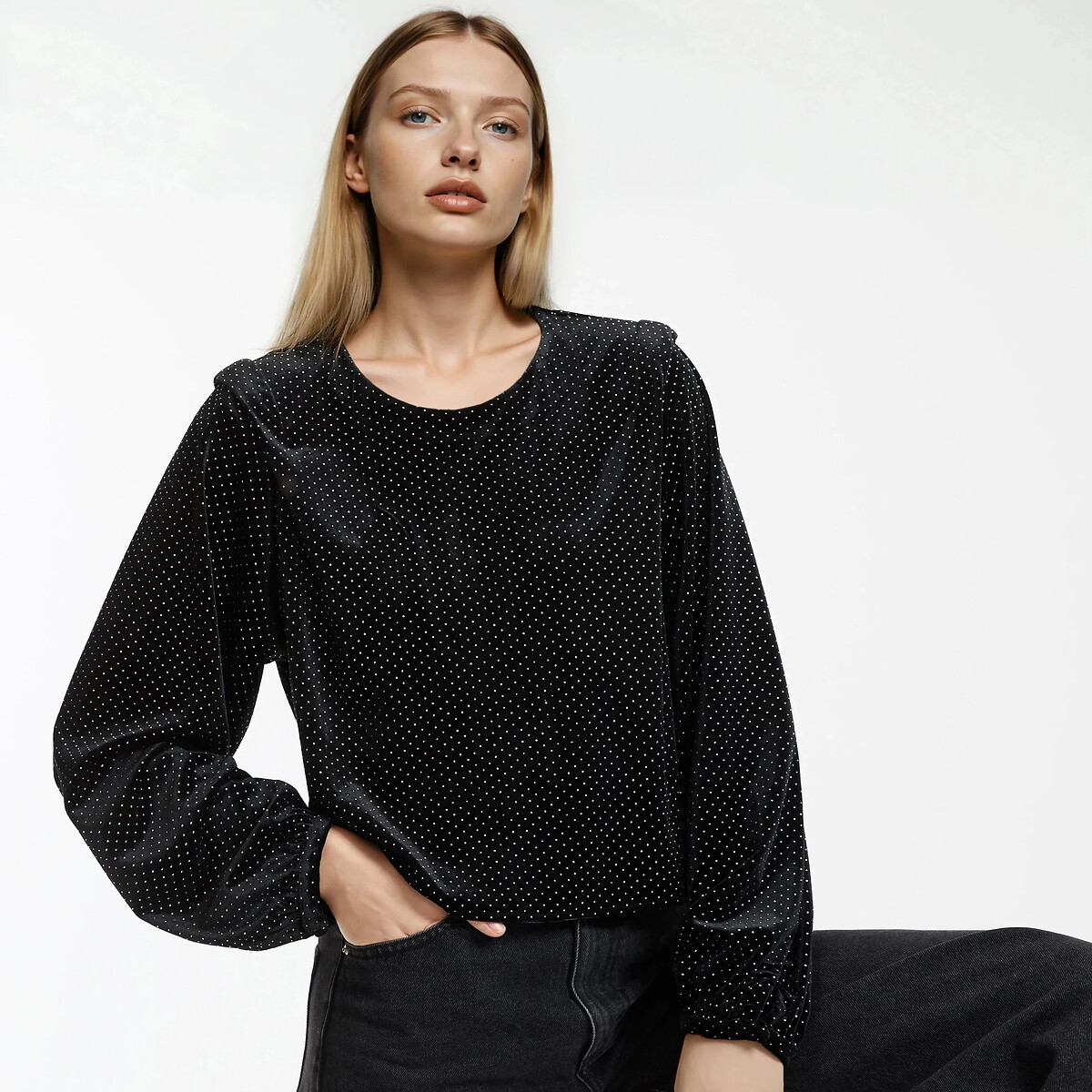 La Redoute Collections Μπλούζα με τρουκς