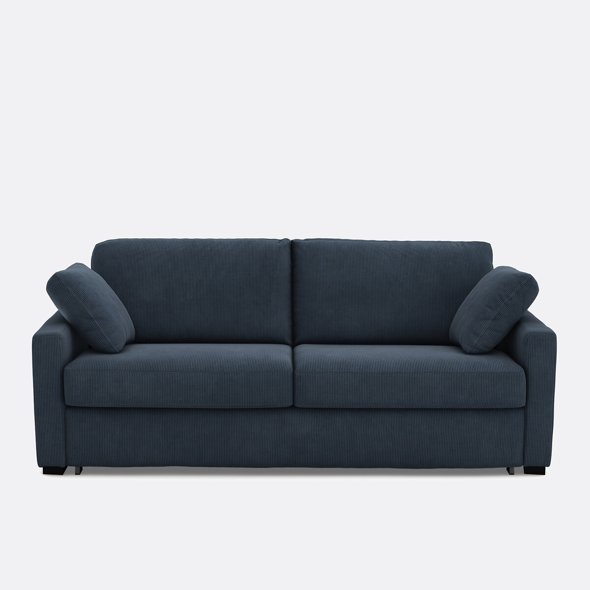 Καναπές-κρεβάτι με βελούδινη ταπετσαρία και στρώμα αφρού HR Μ98xΠ185xΥ85cm