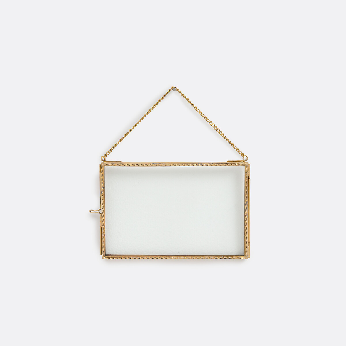 Κρεμαστή κορνίζα με πλέξη Μ10xΠ15cm