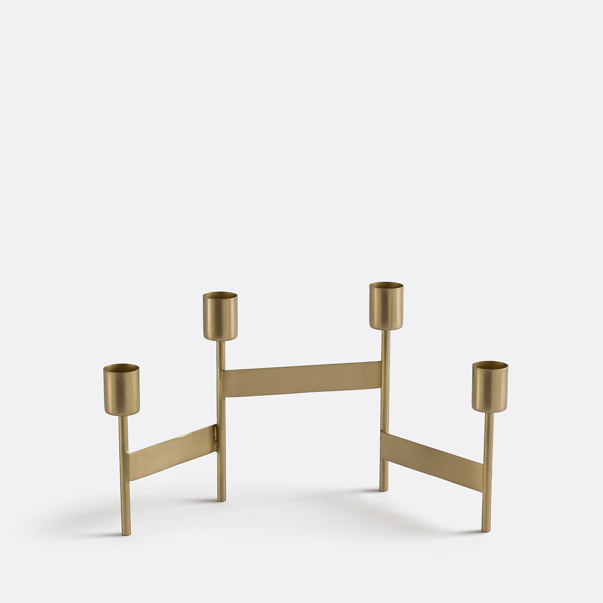 Κηροπήγιο για 4 κεριά από ορείχαλκο Μ12xΠ12xΥ25cm