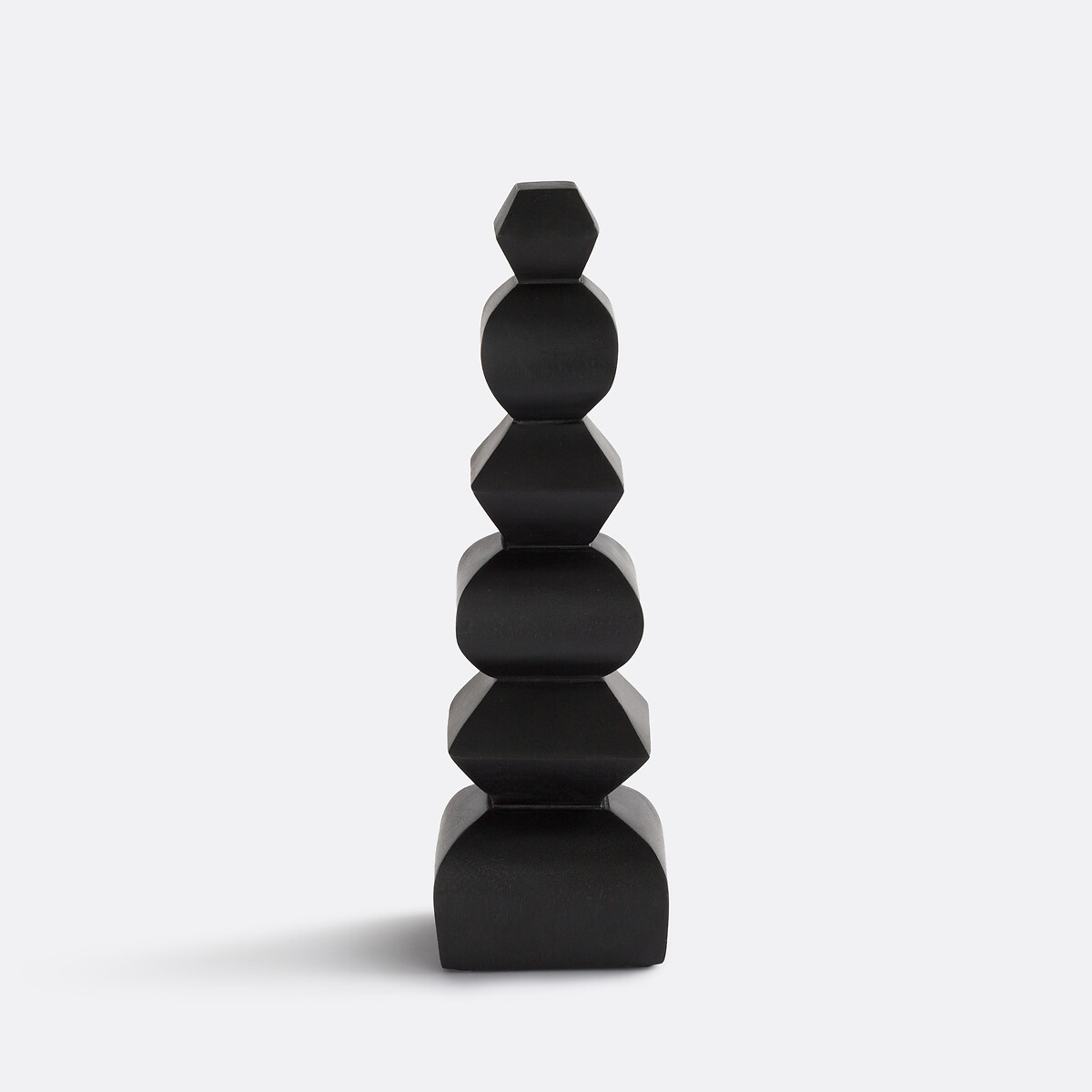 Γλυπτό τοτέμ από ξύλο μάνγκο Μ12xΠ12xΥ25cm