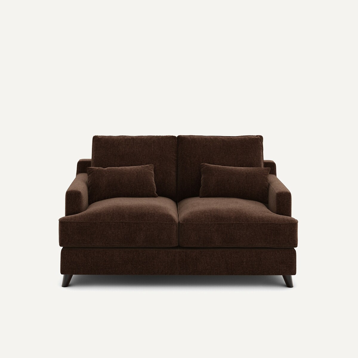 Καναπές 2 θέσεων από βελούδινο chenille Μ100xΠ150xΥ83cm