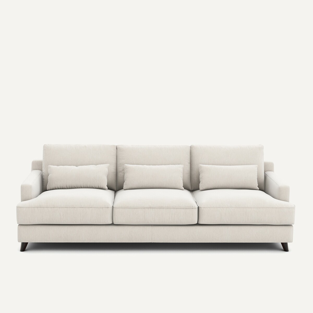 Καναπές από βελούδινο chenille Μ100xΠ197xΥ83cm