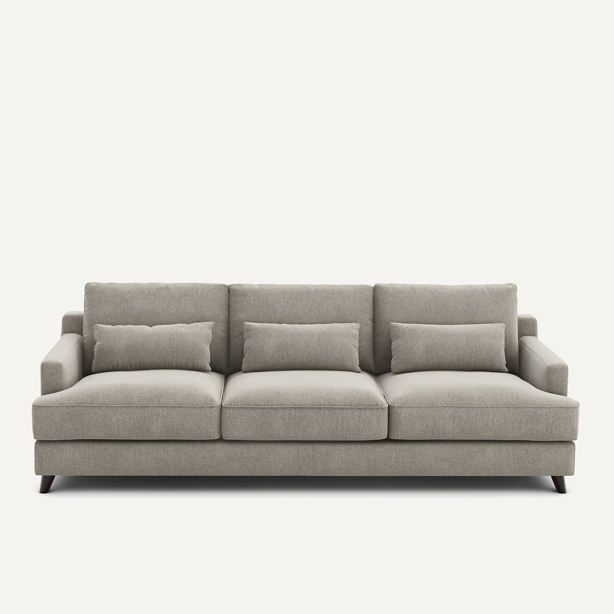 Καναπές από βελούδινο chenille Μ100xΠ197xΥ83cm