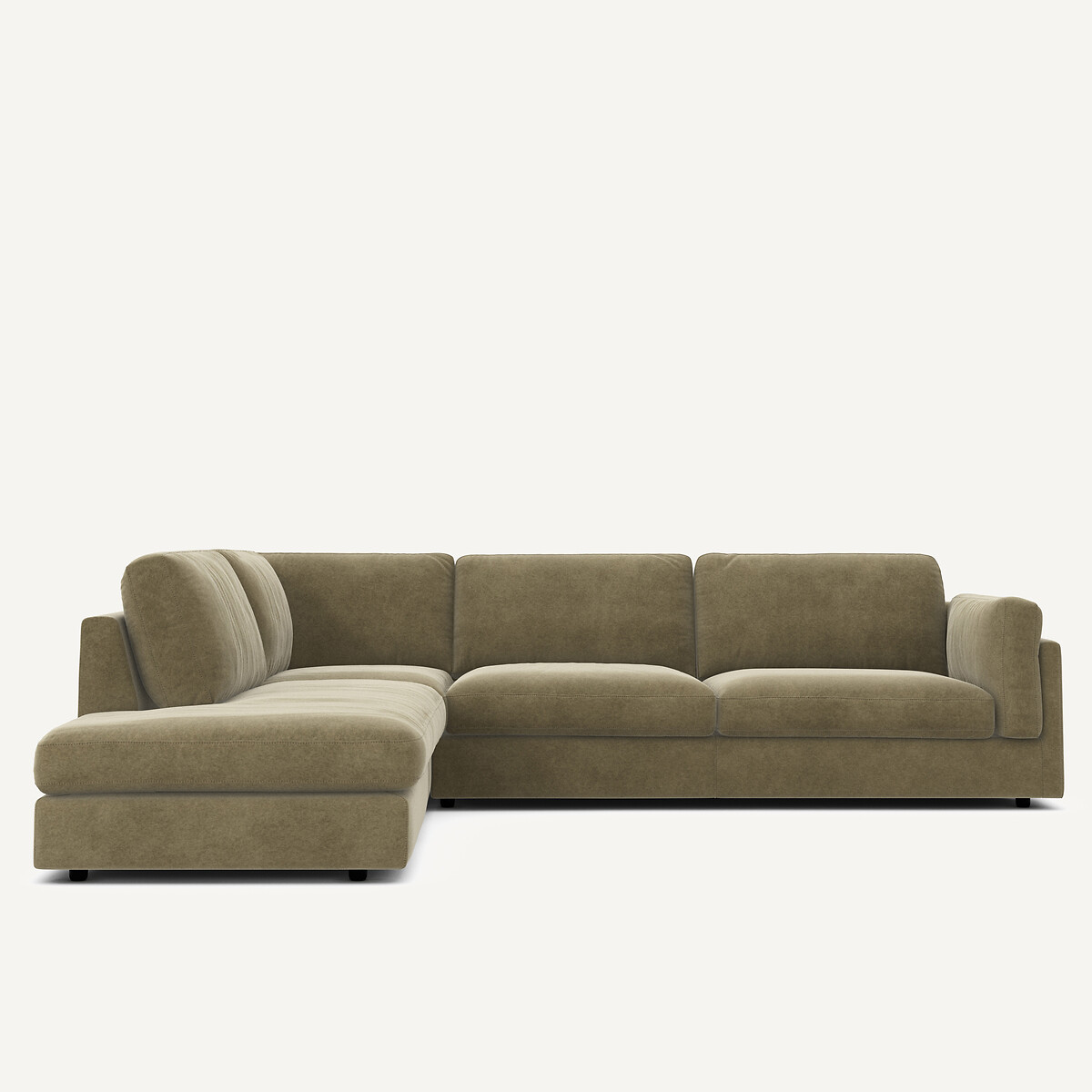 Γωνιακός καναπές-σεζλόνγκ μετατρεπόμενος Μ236xΠ287xΥ81cm