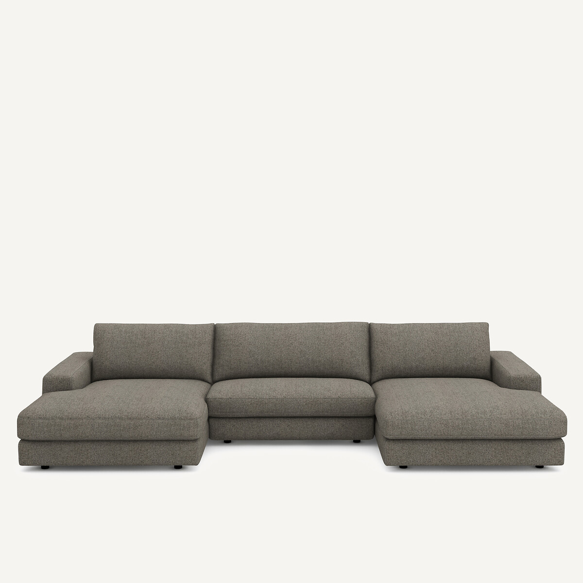 AM.PM Καναπές 5 θέσεων με ύφασμα τουίντ Μ173xΠ370xΥ78cm