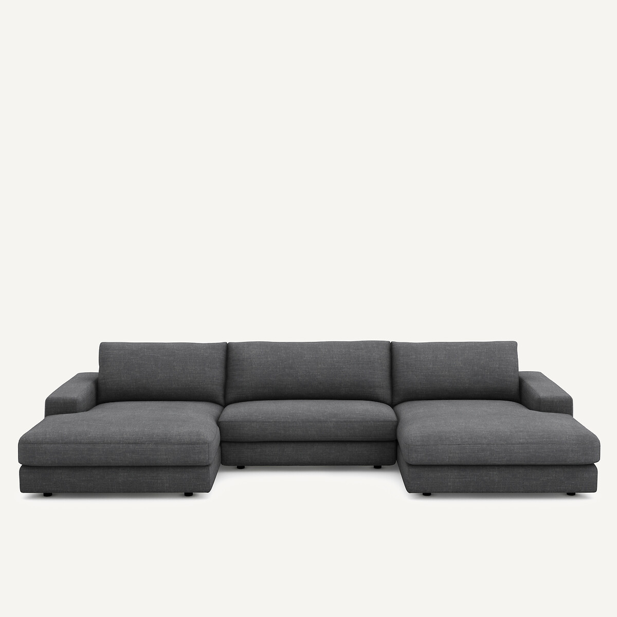 AM.PM Καναπές 5 θέσεων από βαμβάκι και λινό Μ173xΠ370xΥ78cm