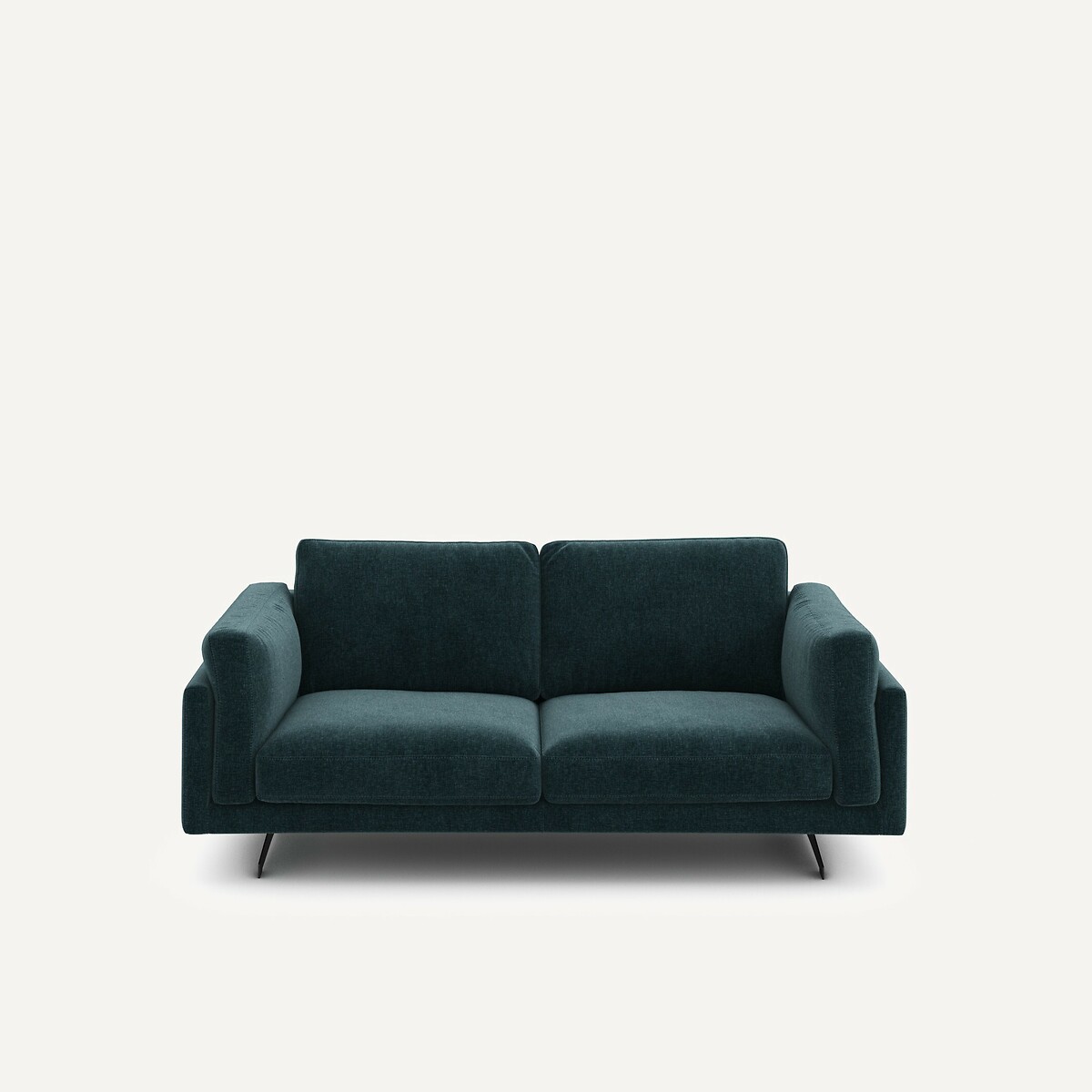 Καναπές 2 θέσεων από βελούδινο chenille Μ99xΠ188xΥ82cm