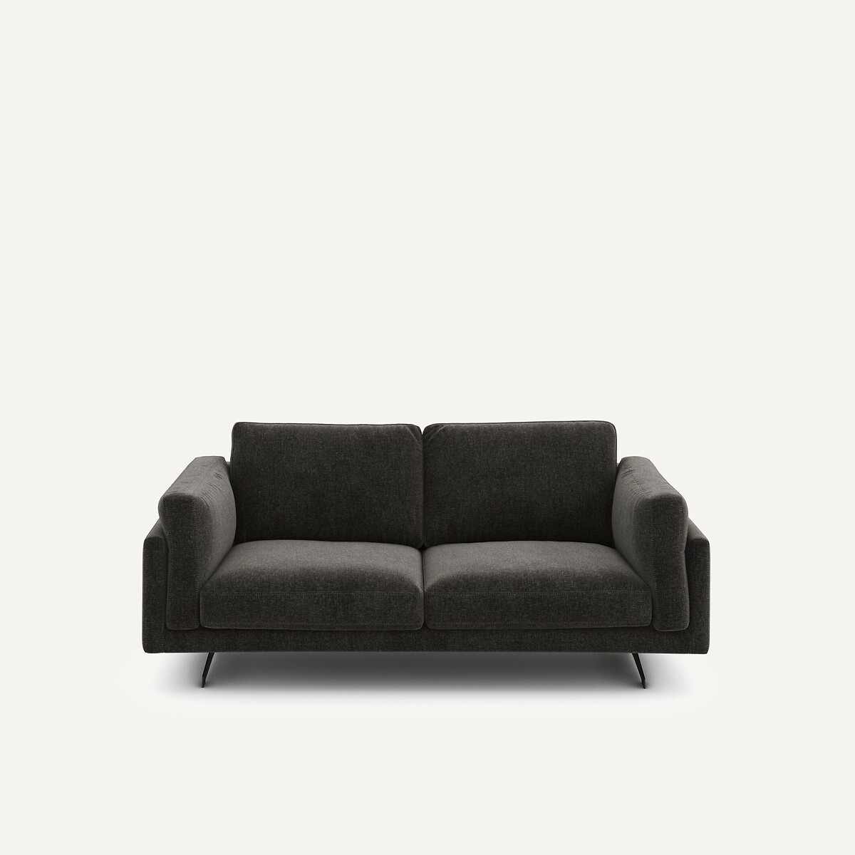 Καναπές 2 θέσεων από βελούδινο chenille Μ99xΠ188xΥ82cm