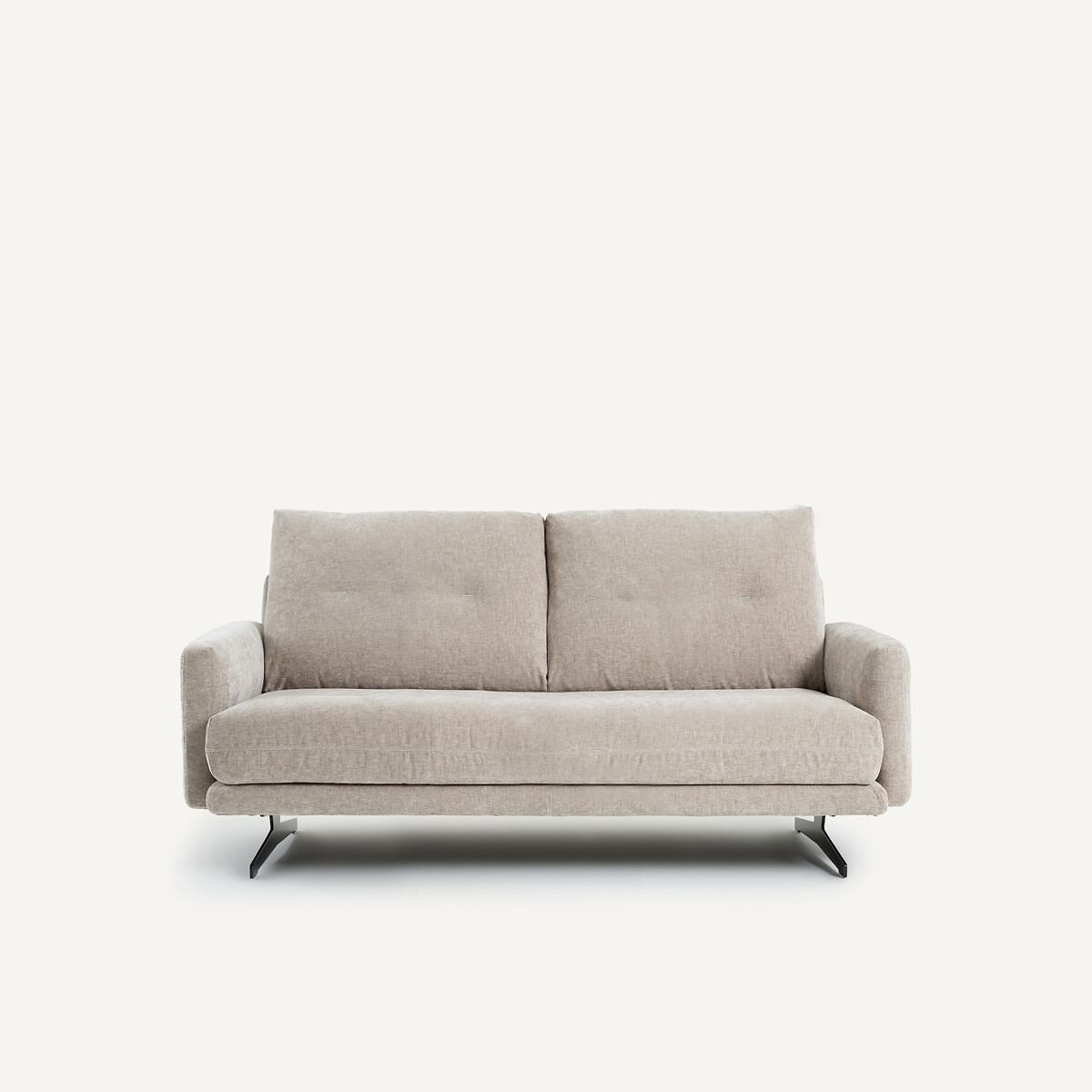 Καναπές 2 θέσεων από βελούδινο chenille Μ95xΠ161xΥ81cm