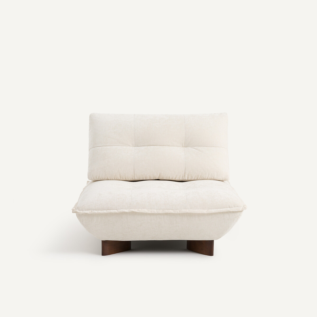 Πολυθρόνα modulable από βελούδο chenille Μ138xΠ105xΥ84cm