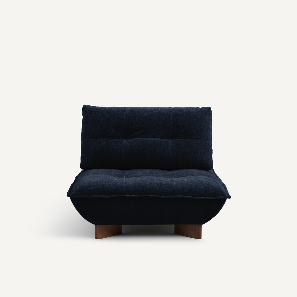 Πολυθρόνα modulable από βελούδο chenille Μ138xΠ105xΥ84cm