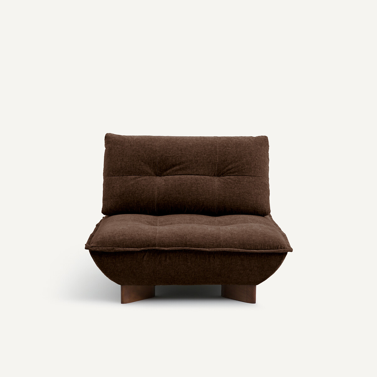 Πολυθρόνα modulable από βελούδο chenille Μ138xΠ105xΥ84cm