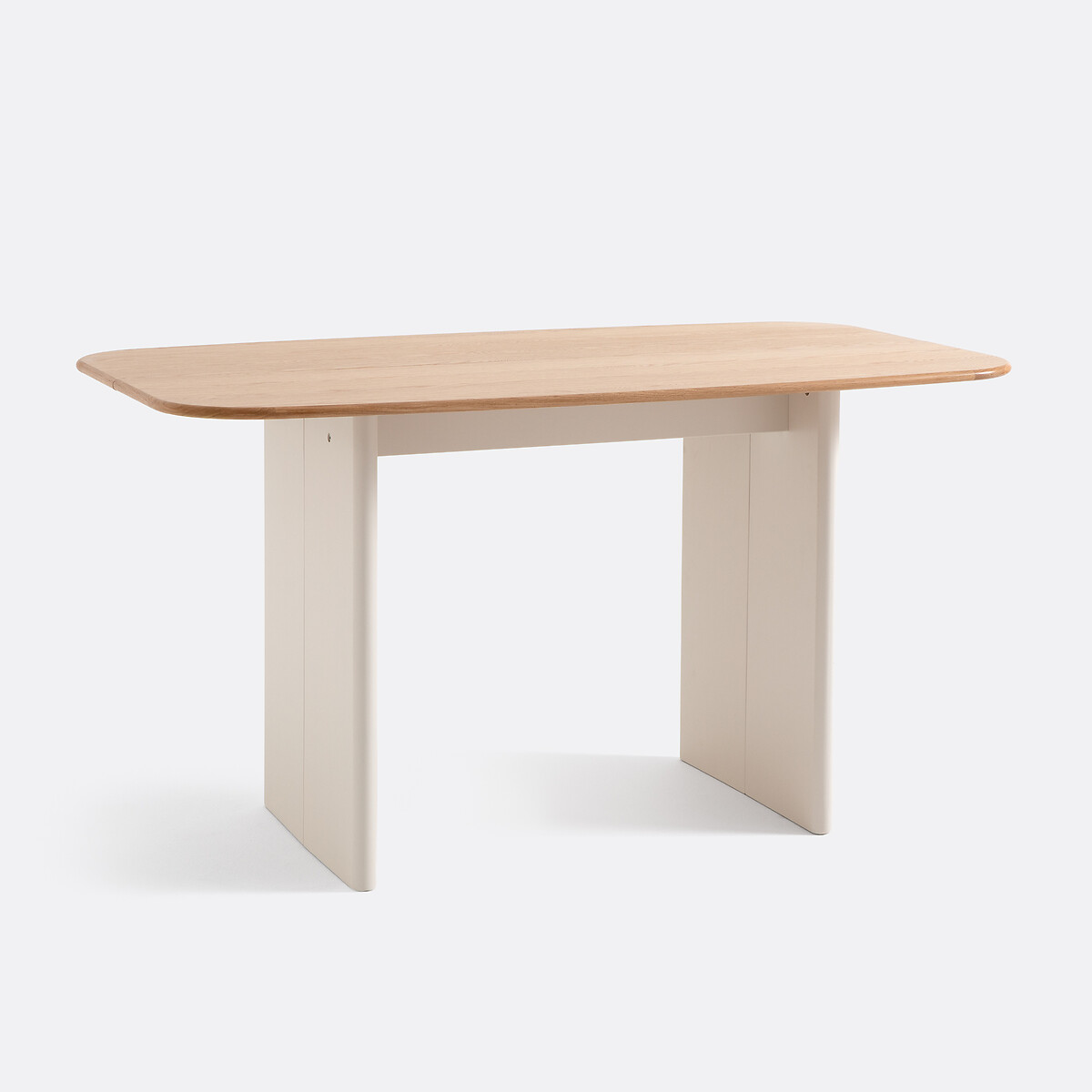 La Redoute Interieurs Κονσόλα τραπεζιού δύο υλικών για 2 έως 4 άτομα Μ400xΠ140xΥ766cm